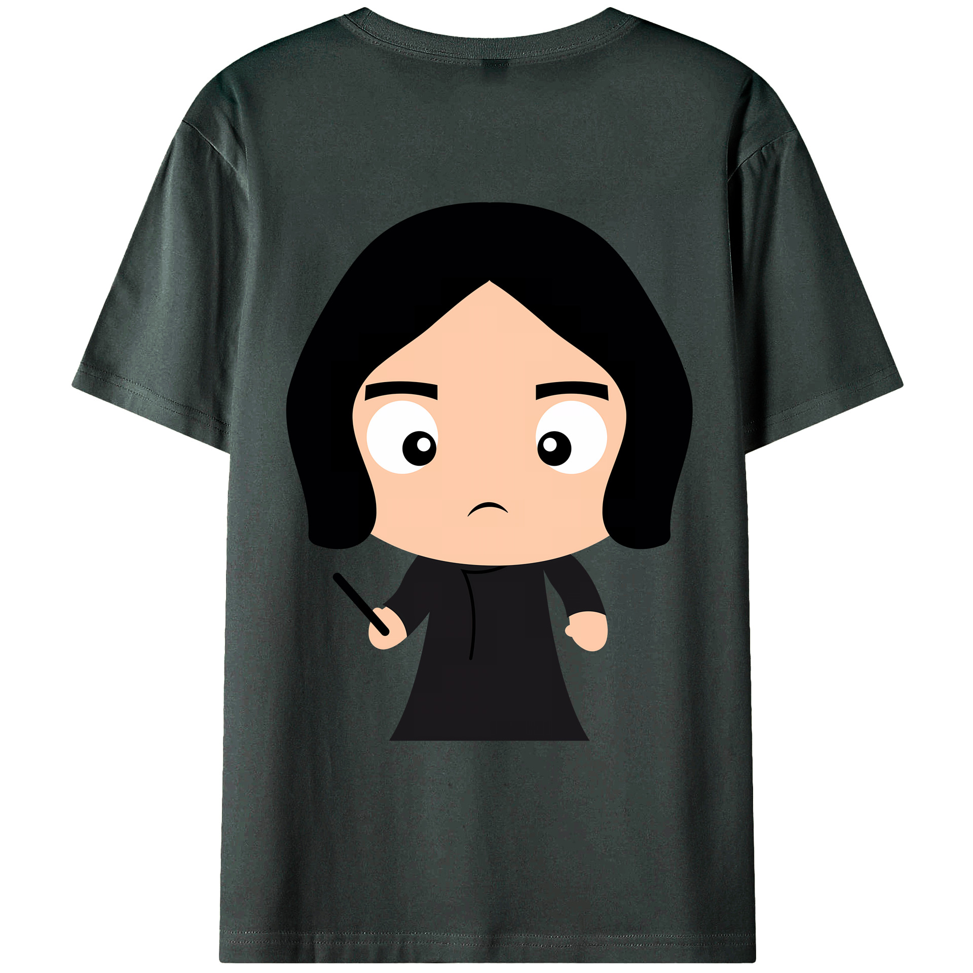 （画像用） Harry Potter ハリー・ポッターシリーズ 綿100％ メンズ半袖Tシャツ（バックプリント） 通気性